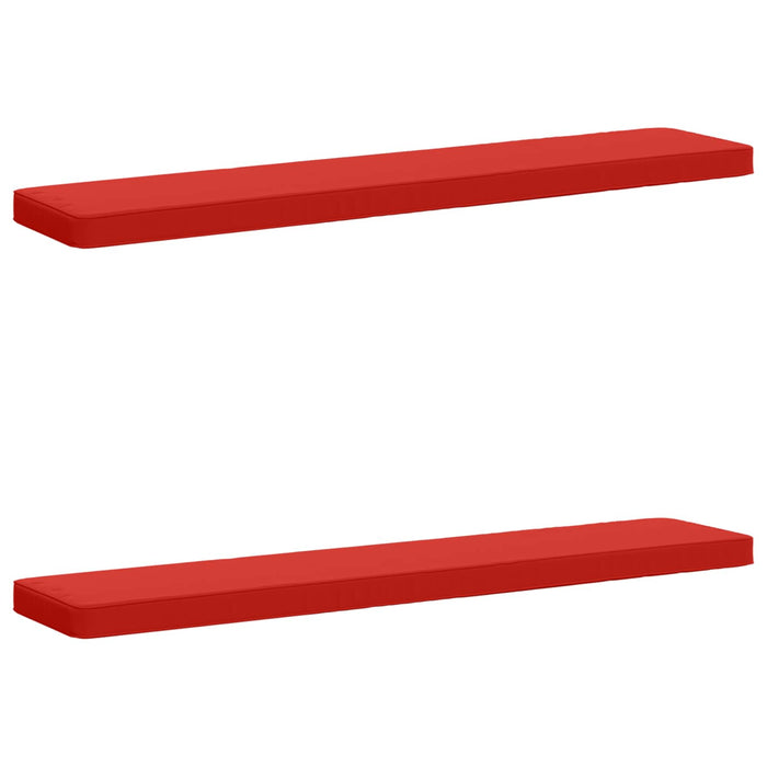Perne pentru bancă 2 bucăți VUGHT 2 pcs 100% Polyester Roșu WALTI