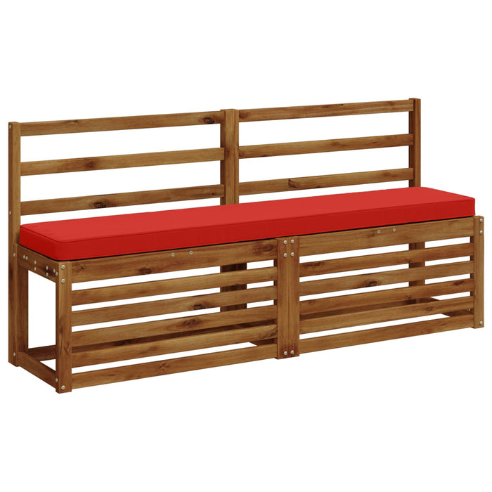 Perne pentru bancă 2 bucăți VUGHT 2 pcs 100% Polyester Roșu WALTI
