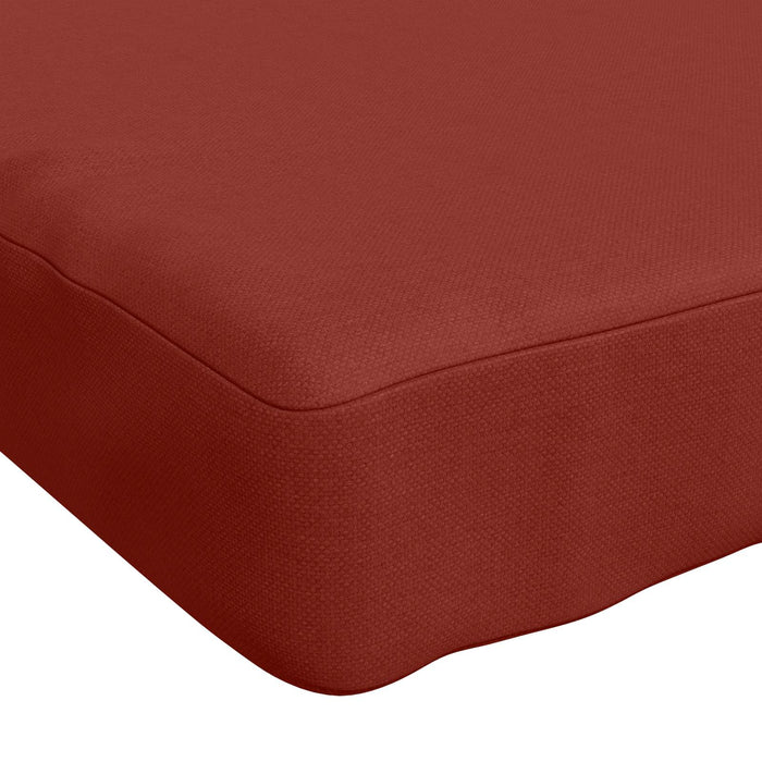 Perna pentru bancă 1 bucată VUGHT 100% Polyester Roșu WALTI