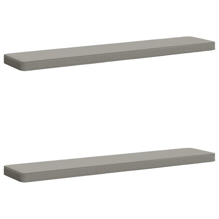 Perne pentru bancă 2 bucăți VUGHT 2 pcs 100% Polyester Gri WALTI