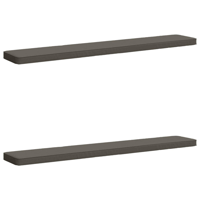 Perne pentru bancă 2 bucăți VUGHT 2 pcs 100% Polyester Gri WALTI
