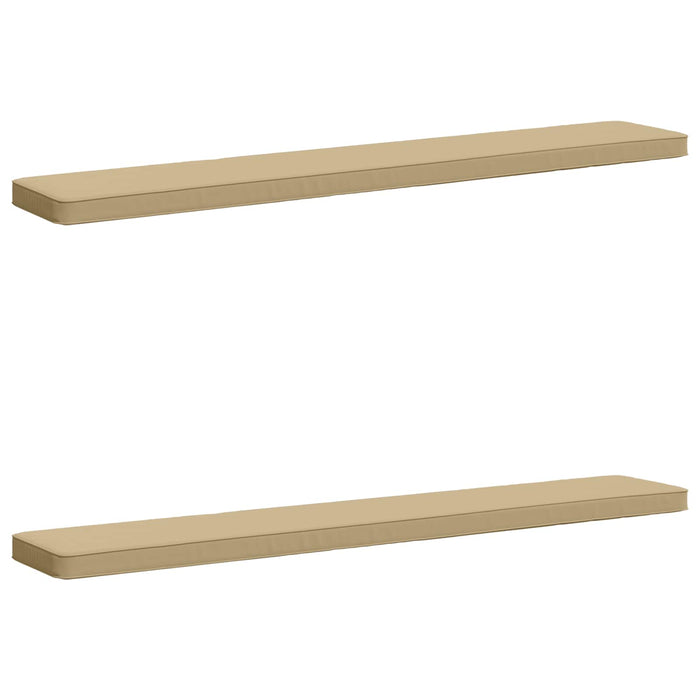 Perne pentru bancă 2 bucăți VUGHT 2 pcs 100% Polyester Bej WALTI