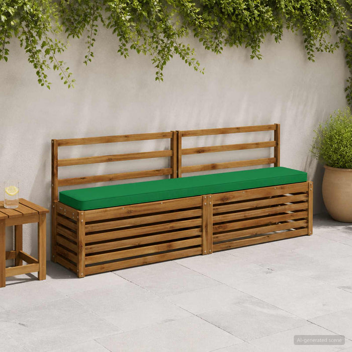 Perne pentru bancă 2 bucăți VUGHT 2 pcs 100% Polyester Verde WALTI