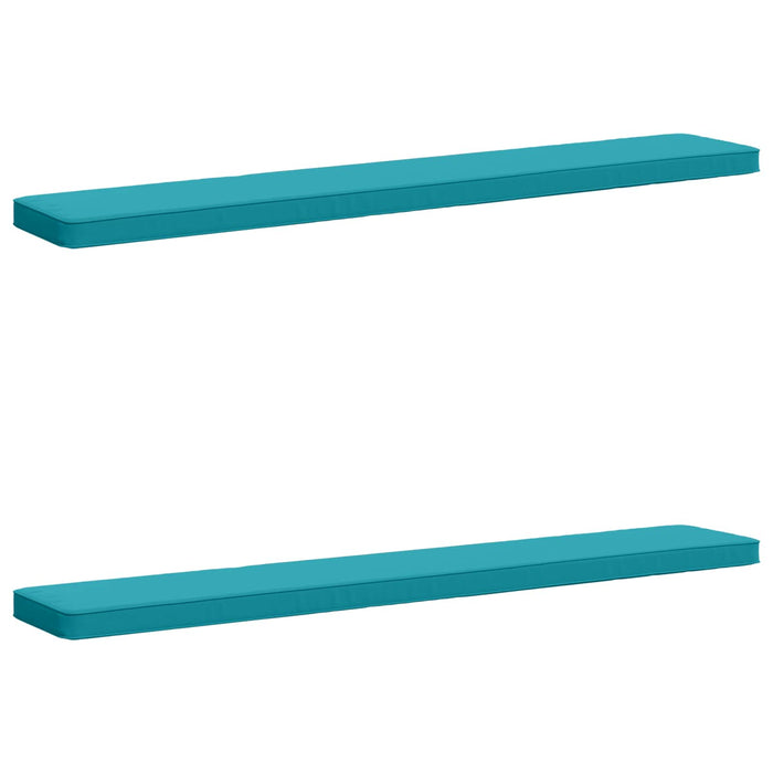 Perne pentru bancă 2 bucăți VUGHT 2 pcs 100% Polyester Turcoaz WALTI