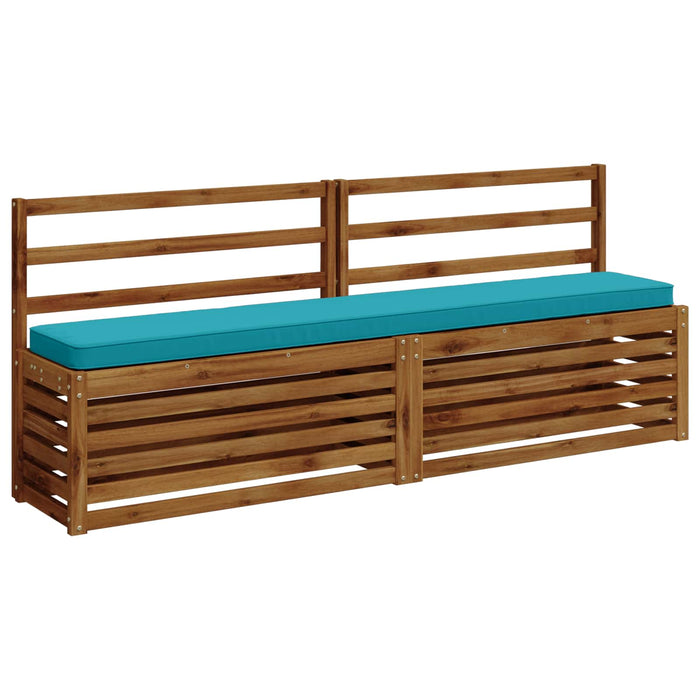 Perne pentru bancă 2 bucăți VUGHT 2 pcs 100% Polyester Turcoaz WALTI