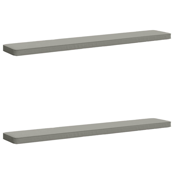 Perne pentru bancă 2 bucăți VUGHT 2 pcs 100% Polyester Gri WALTI