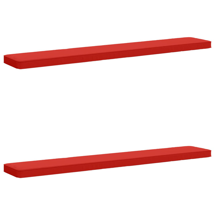 Perne pentru bancă 2 bucăți VUGHT 2 pcs 100% Polyester Roșu WALTI