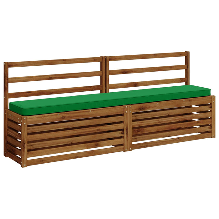 Perne pentru bancă 2 bucăți VUGHT 2 pcs 100% Polyester Verde WALTI