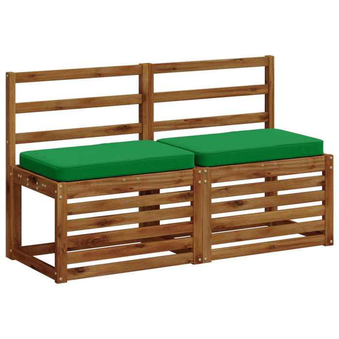 Perne pentru bancă 2 bucăți VUGHT 2 pcs 100% Polyester Verde WALTI