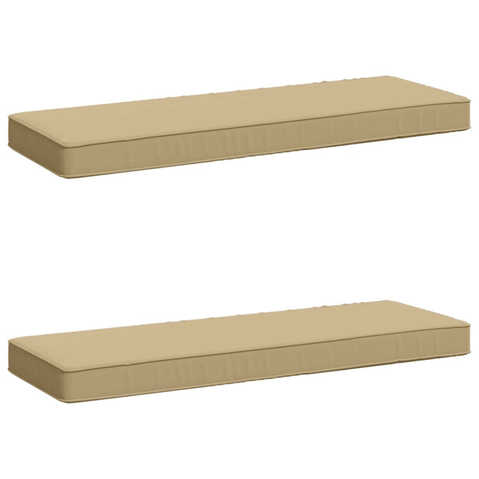 Perne pentru bancă 2 bucăți VUGHT 2 pcs 100% Polyester Bej WALTI