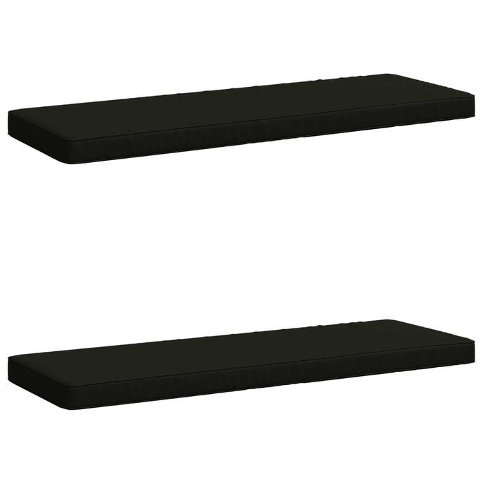 Perne pentru bancă 2 bucăți VUGHT 2 buc. 100% Polyester Negru WALTI