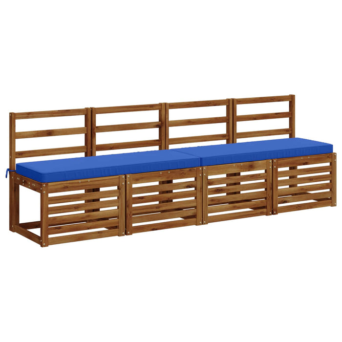 Perna pentru bancă 1 bucată VUGHT 100% Polyester Albastru regal WALTI