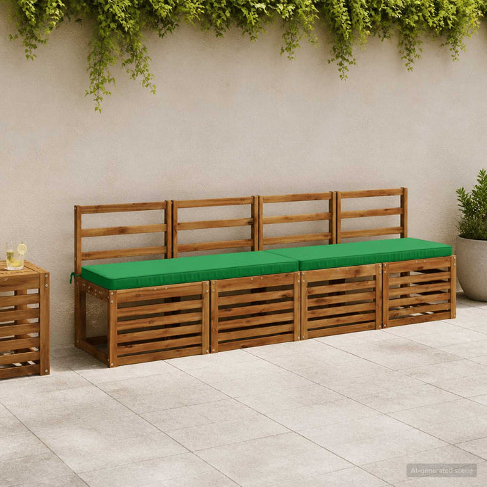 Perna pentru bancă 1 bucată VUGHT 100% Polyester Verde WALTI