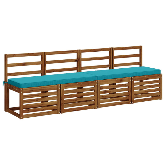 Perna pentru bancă 1 bucată VUGHT 100% Polyester Turcoaz WALTI