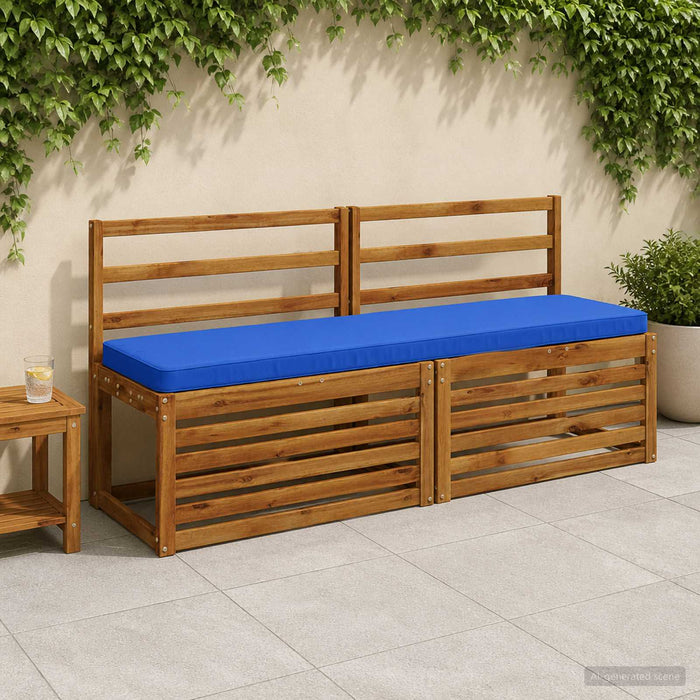 Perna pentru bancă 1 bucată VUGHT 100% Polyester Albastru regal WALTI