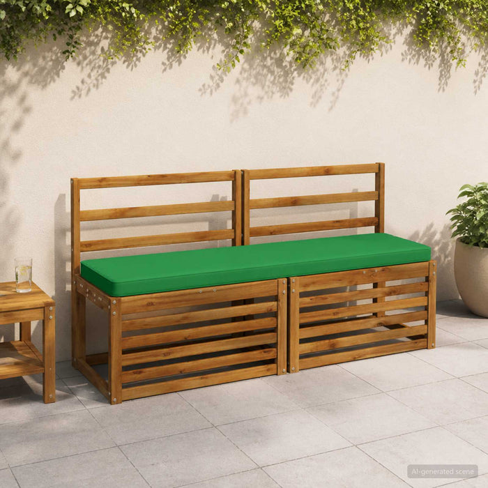 Perna pentru bancă 1 bucată VUGHT 100% Polyester Verde WALTI