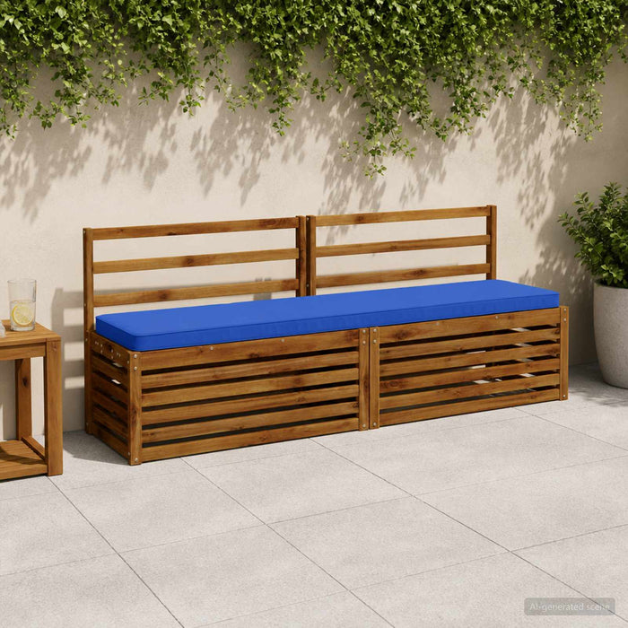 Perna pentru bancă 1 bucată VUGHT 100% Polyester Albastru regal WALTI