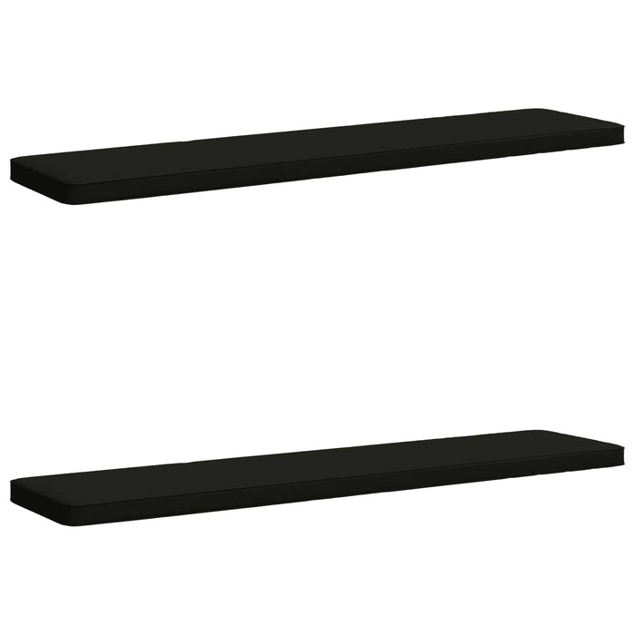 Perne pentru bancă 2 bucăți VUGHT 2 buc. 100% Polyester Negru WALTI