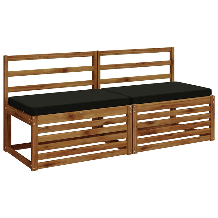 Perne pentru bancă 2 bucăți VUGHT 2 buc. 100% Polyester Negru WALTI
