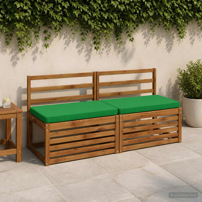 Perna pentru bancă 1 bucată VUGHT 100% Polyester Verde WALTI