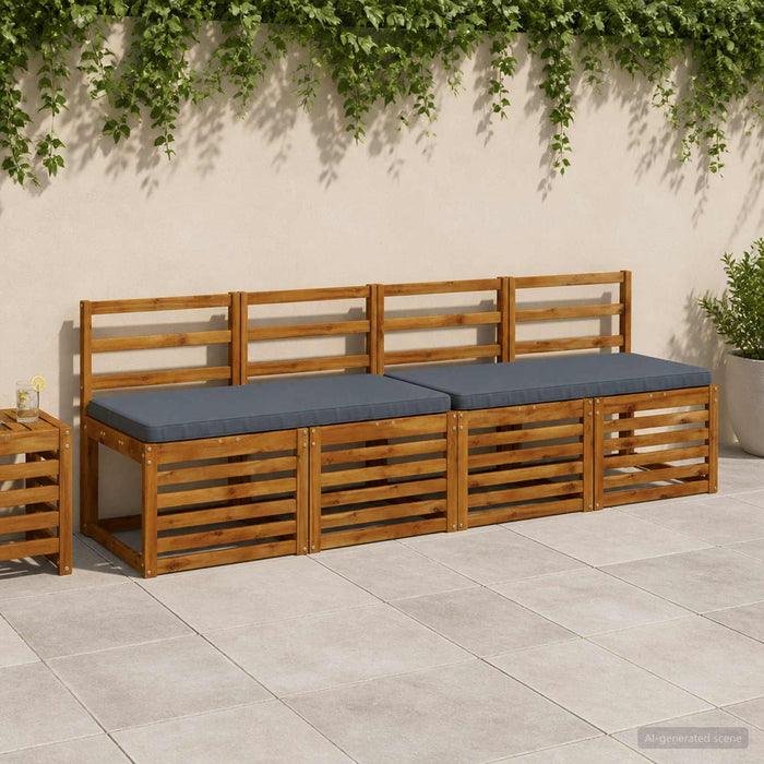 Perna pentru bancă 1 bucată VUGHT 100% Polyester albastru WALTI