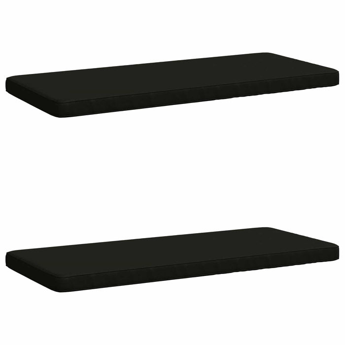 Perne pentru bancă 2 bucăți VUGHT 2 buc. 100% Polyester Negru WALTI