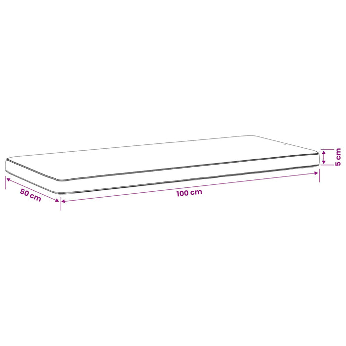 Perne pentru bancă 2 bucăți VUGHT 2 buc. 100% Polyester Negru WALTI
