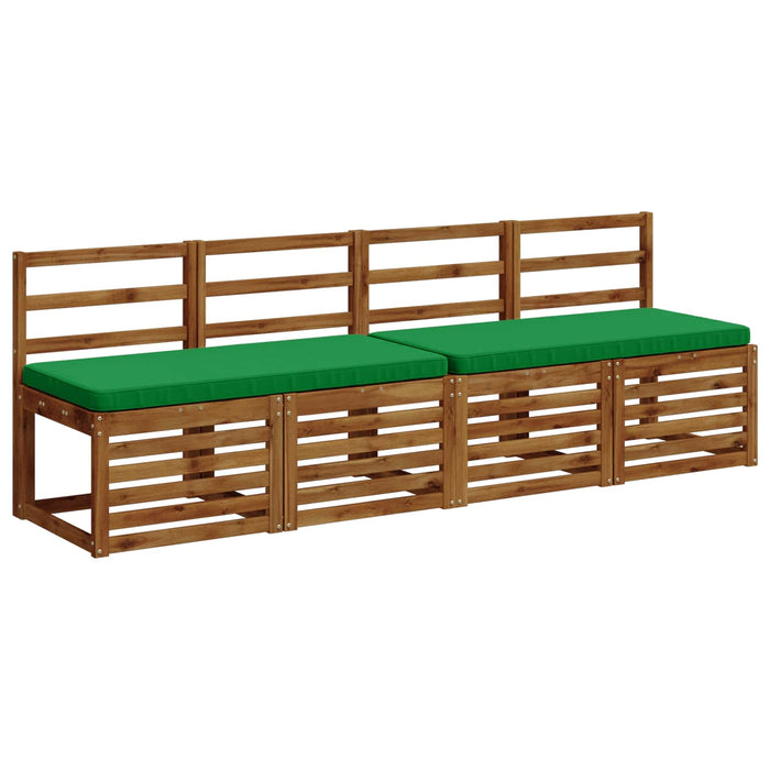 Perne pentru bancă 2 bucăți VUGHT 2 buc. 100% Polyester Verde WALTI