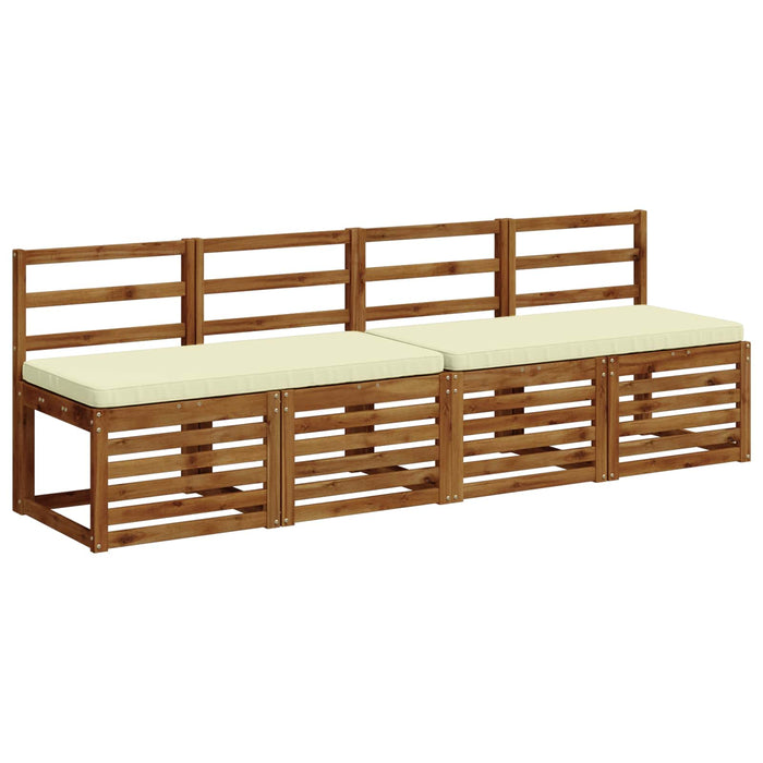 Perne pentru bancă 2 bucăți VUGHT 2 buc. 100% Polyester Crem WALTI