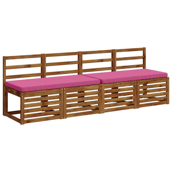 Perne pentru bancă 2 bucăți VUGHT 2 buc. 100% Polyester Roz WALTI