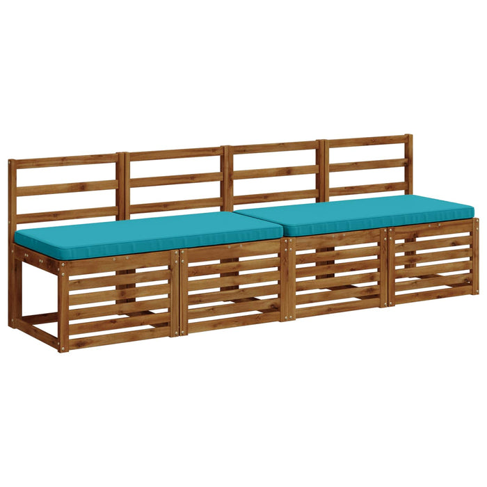 Perne pentru bancă 2 bucăți VUGHT 2 buc. 100% Polyester Turcoaz WALTI