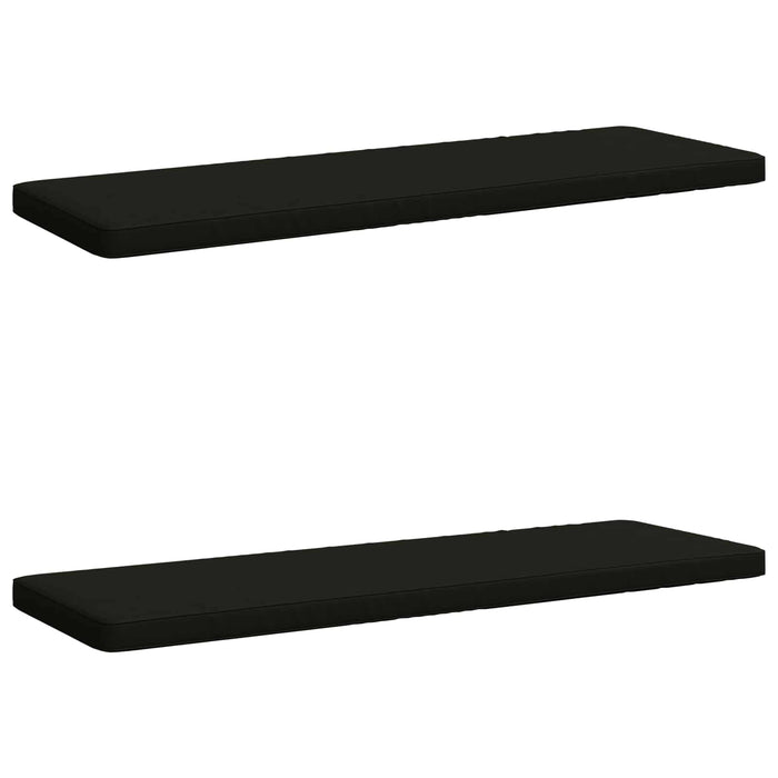 Perne pentru bancă 2 bucăți VUGHT 2 buc. 100% Polyester Negru WALTI