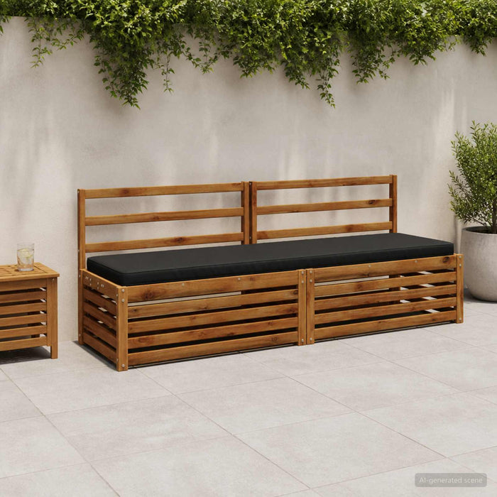 Perna pentru bancă 1 bucată VUGHT 100% Polyester Negru WALTI