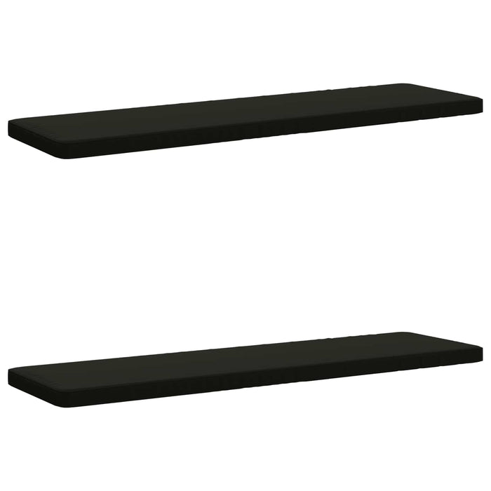 Perne pentru bancă 2 bucăți VUGHT 2 buc. 100% Polyester Negru WALTI