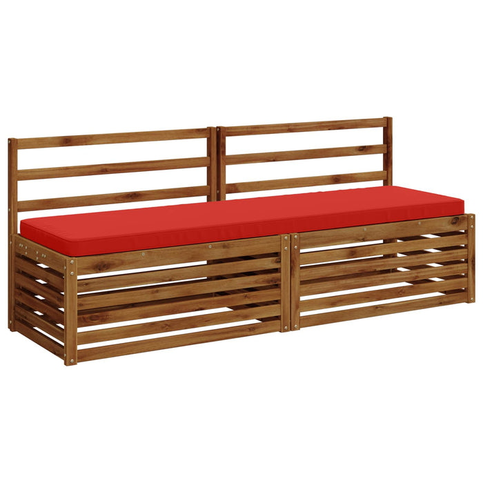 Perne pentru bancă 2 bucăți VUGHT 2 buc. 100% Polyester Roșu WALTI