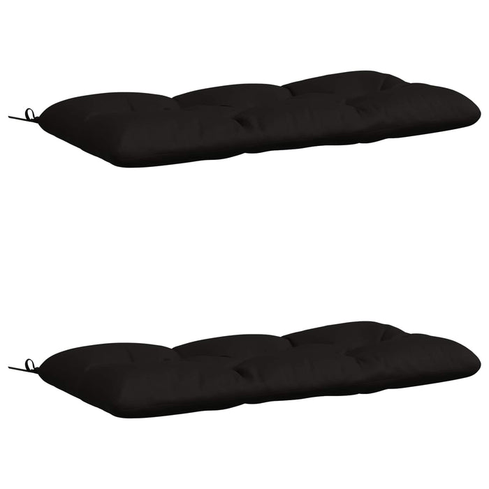 Perne pentru bancă 2 bucăți VIANEN 100% Polyester Negru WALTI