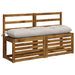 Perna pentru bancă VIANEN 100% Polyester Alb 110 x 30 x 12 cm - WALTI WALTI