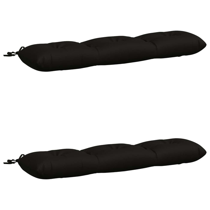 Perne pentru bancă 2 bucăți VIANEN 100% Polyester Negru WALTI