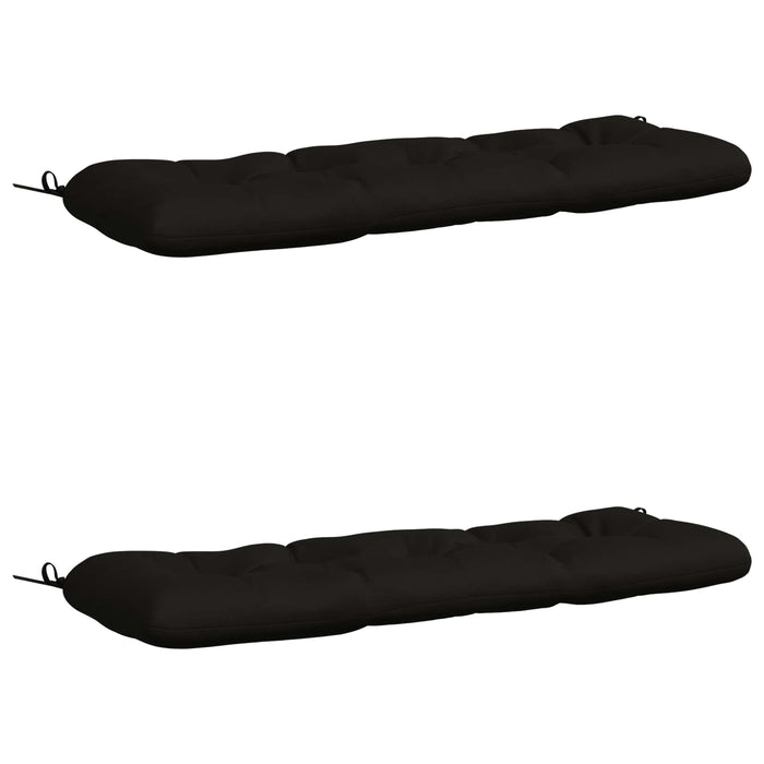 Perne pentru bancă 2 bucăți VIANEN 100% Polyester Negru WALTI