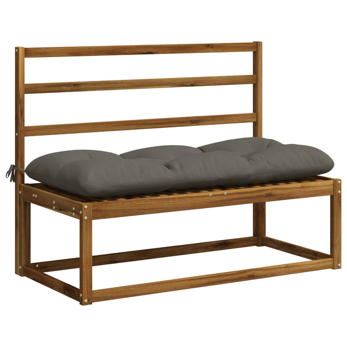 Perna pentru bancă VIANEN 100% Polyester Gri 110 x 50 x 12 cm - WALTI WALTI