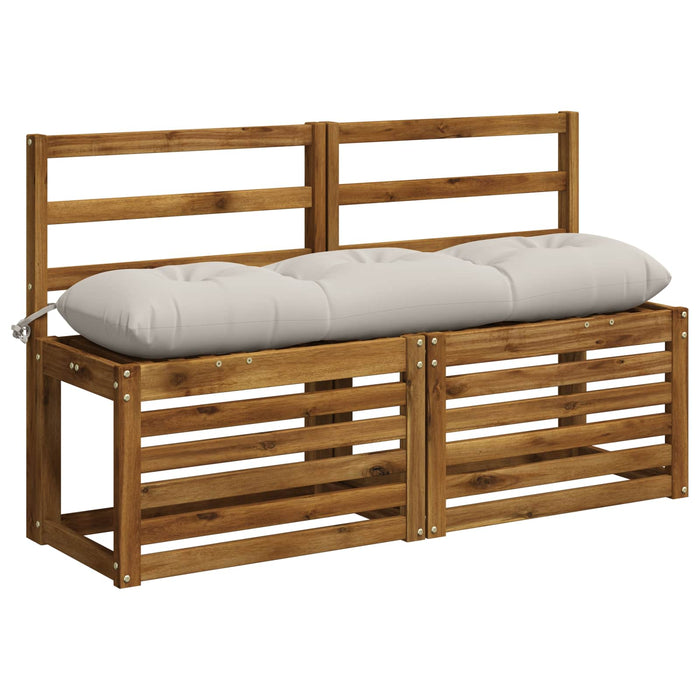 Perna pentru bancă VIANEN 100% Polyester Alb 120 x 30 x 12 cm - WALTI WALTI