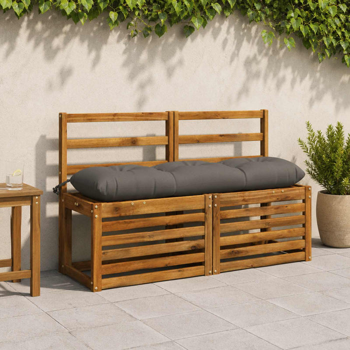 Perna pentru bancă VIANEN 100% Polyester Gri 110 x 30 x 12 cm - WALTI WALTI