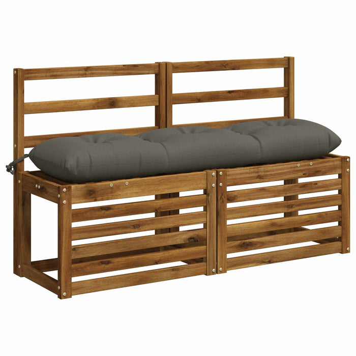 Perna pentru bancă VIANEN 100% Polyester Gri 120 x 30 x 12 cm - WALTI WALTI