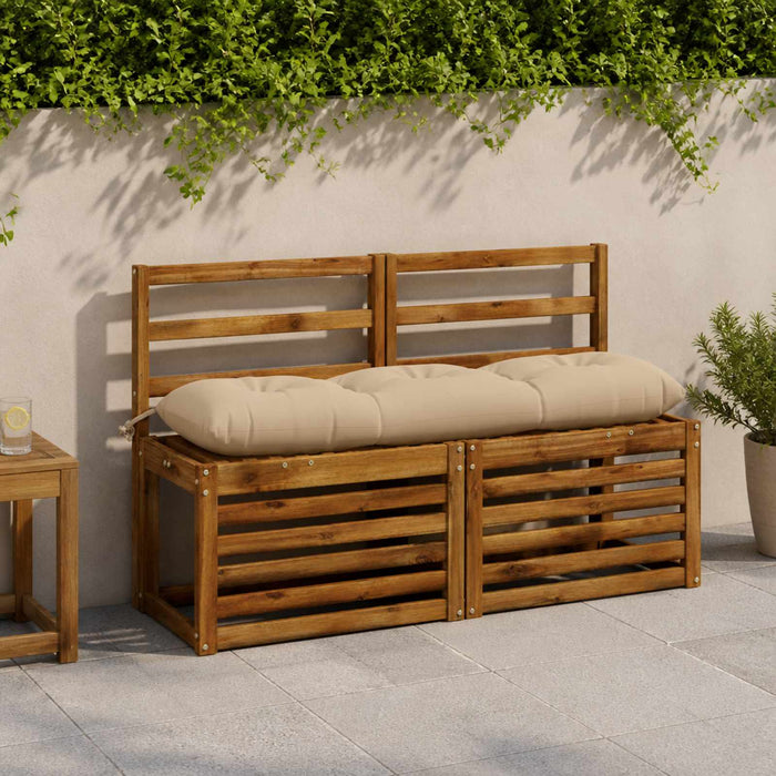 Perna pentru bancă VIANEN 100% Polyester Crem 110 x 30 x 12 cm - WALTI WALTI