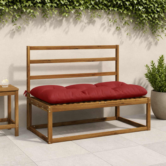 Perna pentru bancă VIANEN 100% Polyester Roșu 120 x 60 x 12 cm - WALTI WALTI