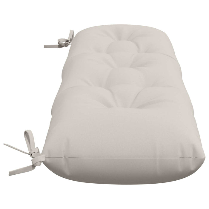 Perna pentru bancă VIANEN 100% Polyester Alb 130 x 30 x 12 cm - WALTI WALTI