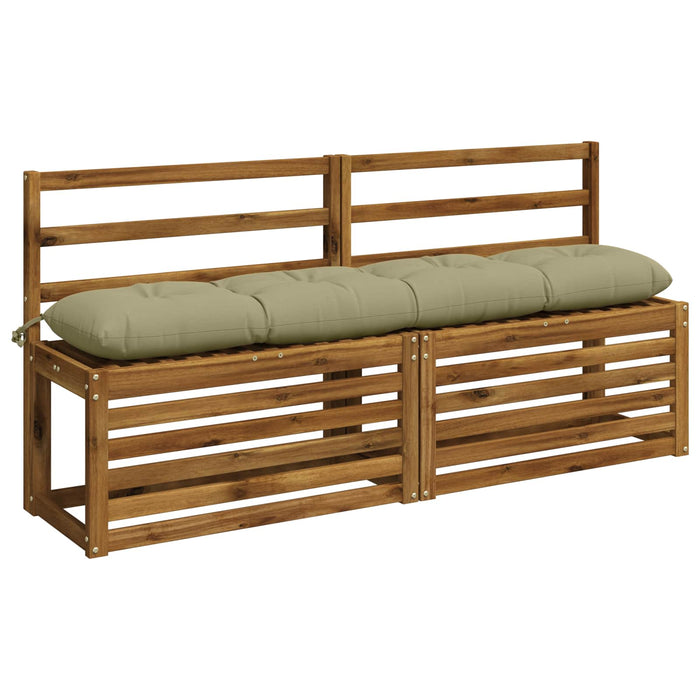 Perne pentru bancă 2 bucăți VIANEN 100% Polyester Verde deschis - WALTI WALTI