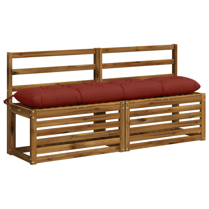 Perna pentru bancă VIANEN 100% Polyester Roșu 140 x 30 x 12 cm - WALTI WALTI