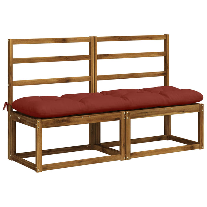 Perna pentru bancă VIANEN 100% Polyester Roșu 140 x 40 x 12 cm - WALTI WALTI