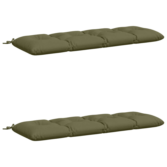 Perne pentru bancă VIANEN 2 buc. 100% Polyester Verde măsliniu - WALTI WALTI